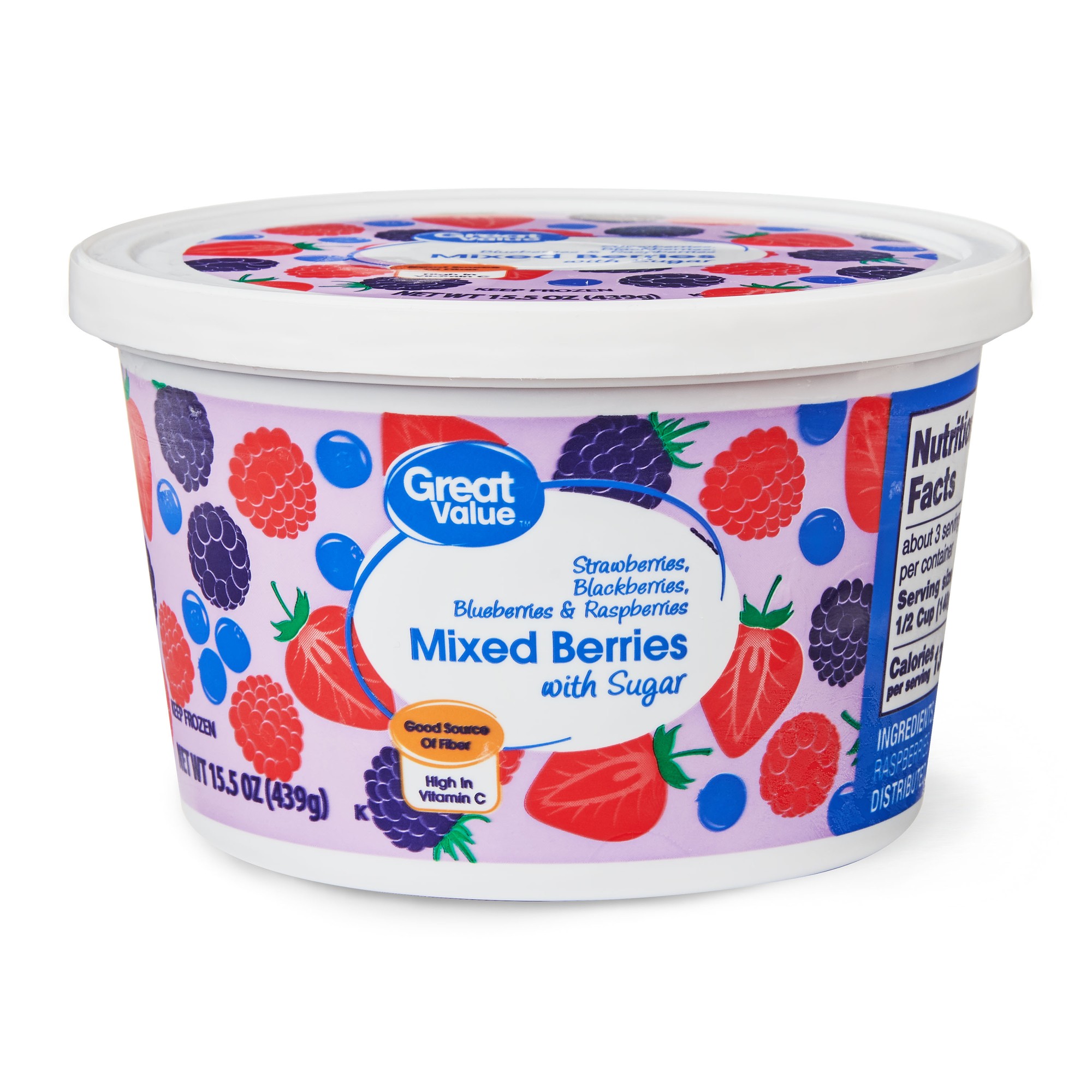 STRAWBERRIES, BLACKBERRIES, BLUEBERRIES & RASPBERRIES MIXED BERRIES WITH SUGAR, STRAWBERRIES, BLACKBERRIES, BLUEBERRIES & RASPBERRIES