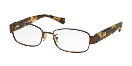 COACH Eyeglasses HC 5075 9245 Satin Brown/Dark Vintage Tortoise 53MM