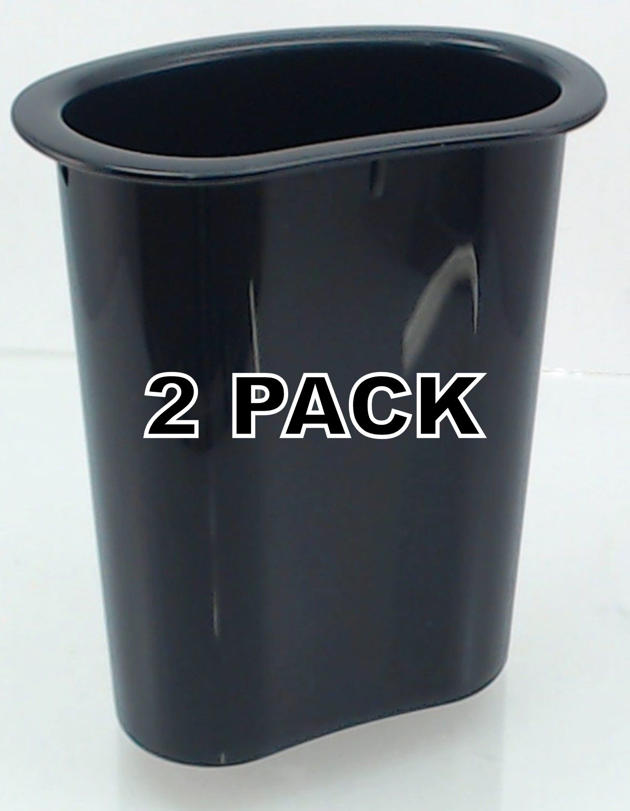 2 Pk, 7-Cup Food Processor Feed Tube Pusher for KitchenAid, Onyx Black, 8211894