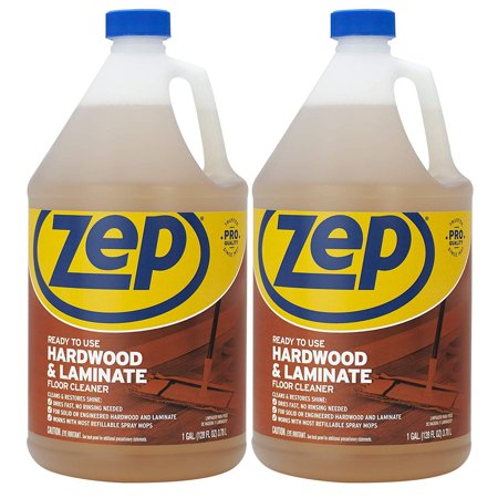 ZEP Hardwood & Laminate Floor Cleaner 128 Ounce ECZUHLF1282 (Pack of 2) Pro Grade Formula