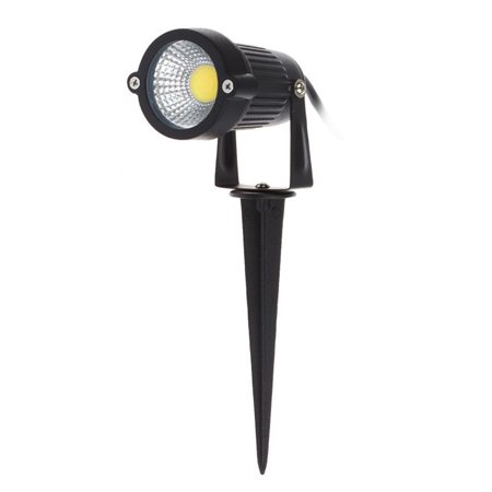 5W COB LED Lawn Lamp DC12-24V Outdoor Landscape Light Spot Light IP65 Water Resistance for Garden Patio Yard Courtyard Path Warm White