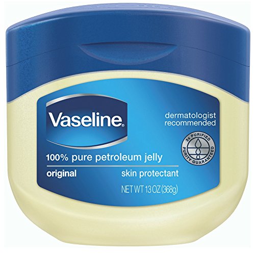 Vaseline 100% Pure Petroleum Jelly Original Skin Protectant  13 Oz  4-Pack