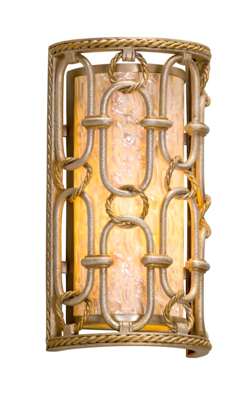 Corbett Lighting 231-11 Sweet Talk Single Light 12-3/4 High Wall Sconce with Gl Silver Leaf