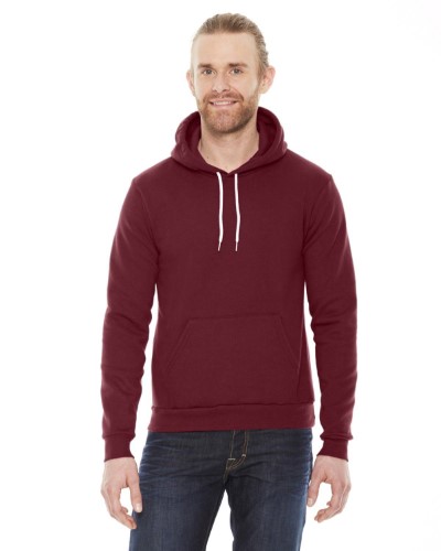 Unisex Flex Fleece Drop Shoulder Cranberry Hoodie