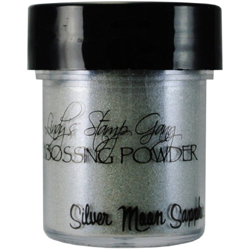 Lindy's Stamp Gang 2-Tone Embossing Powder, 0.5-Ounce Jar, Silver Moon Sapphire