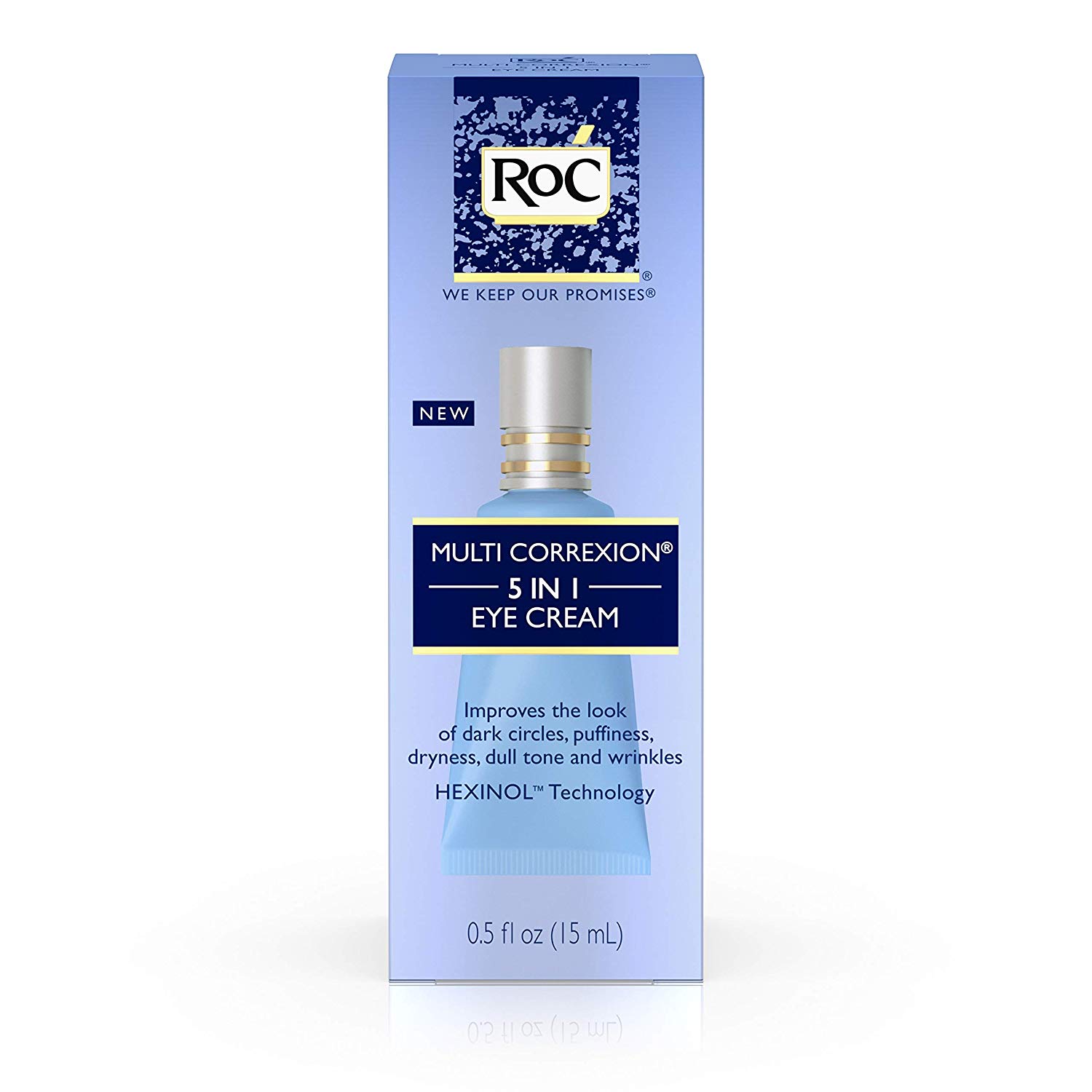 6 Pack RoC MULTI CORREXION 5 in 1 Eye Cream 0.5 Ounce