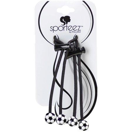 These Sports-themed Sporteez Soccer Charms Sliding Ponytail Holders Are Lightweight but Provide a Secure Hold Without Damaging Hair and Can Double as