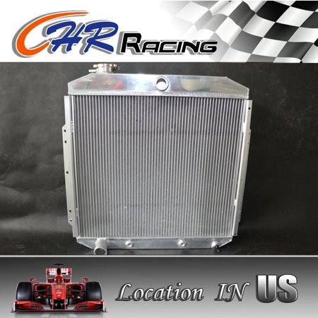 For FORD PICKUP F350 F250 F100 FORD Engine 1953 1954 1955 1956 Aluminum Radiator