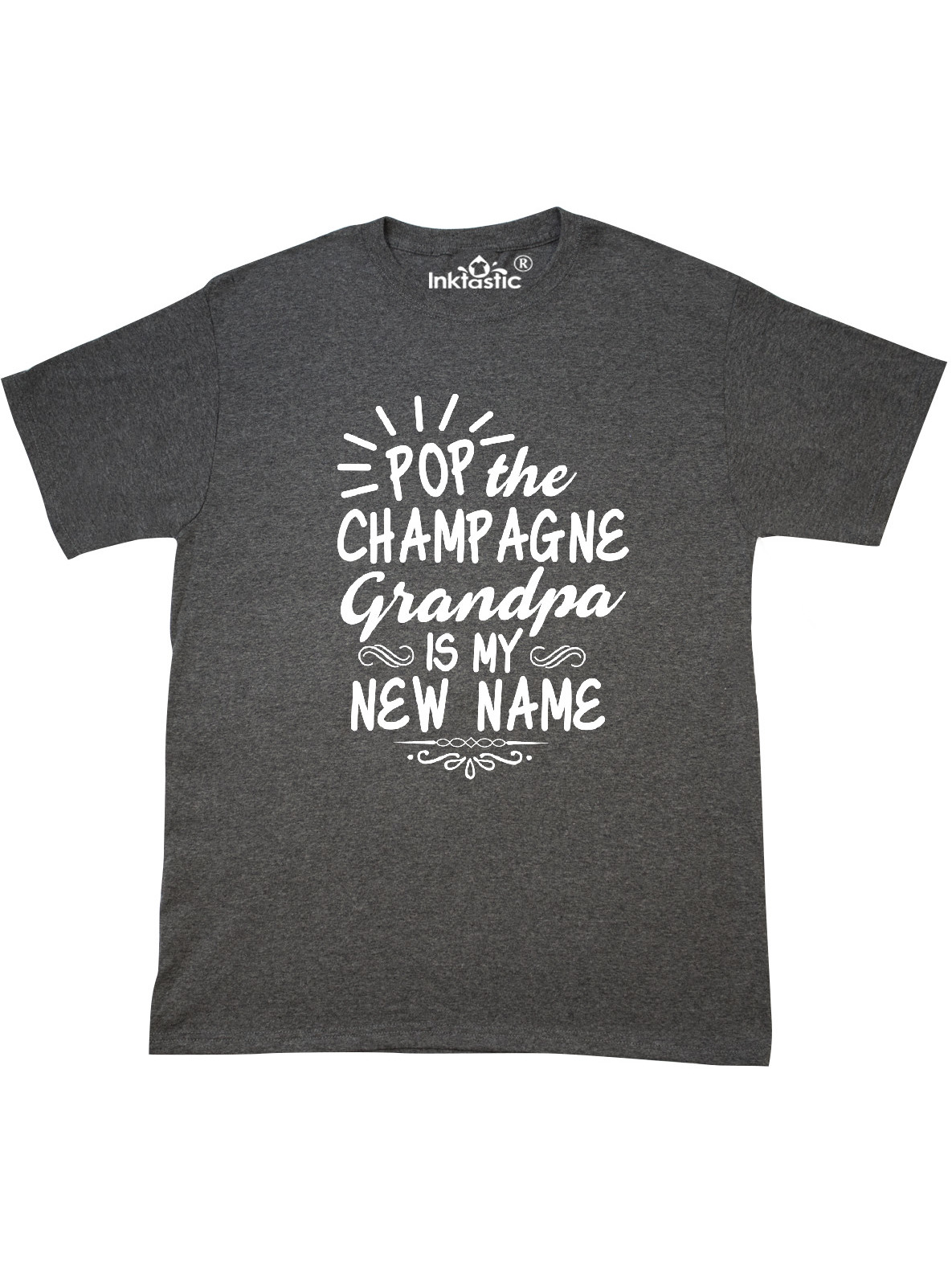 Pop the Champagne Grandpa Is My New Name T-Shirt