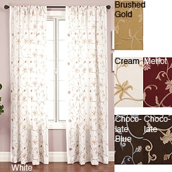 Softline Cairo Rod Pocket 96-inch Curtain Panel - 55 X 96