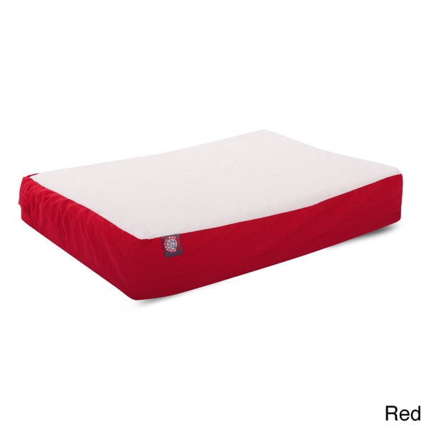Orthopedic Large 34 in. X 48 in. Double Dog Waterproof Denier Pet Bed