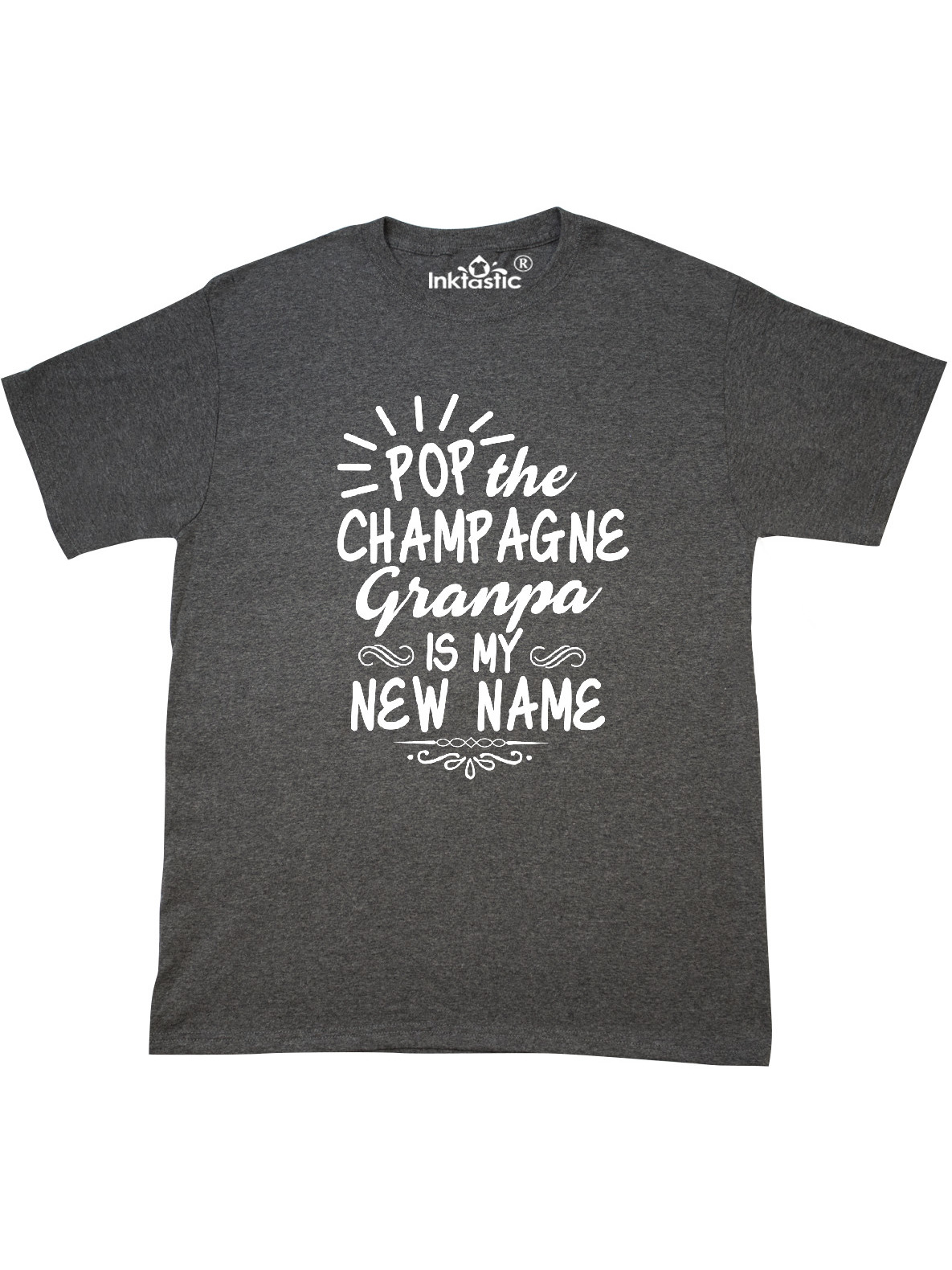 Pop the Champagne Granpa Is My New Nam T-Shirt