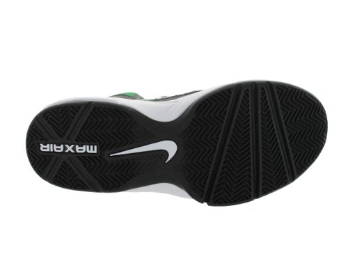 Nike Men's Air Max Stutter Step Black/White/Appl Grn/Yllw Strk Basketball Shoe 10 Men US