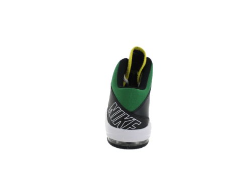 Nike Men's Air Max Stutter Step Black/White/Appl Grn/Yllw Strk Basketball Shoe 10 Men US thumbnail