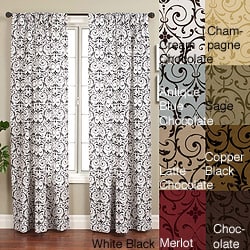Seville 96-inch Rod Pocket Curtain Panel - 55 X 96