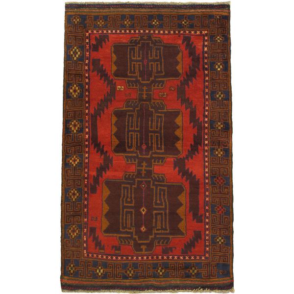 Ecarpetgallery Hand-knotted Kazak Red Wool Rug (3'8 X 6'1)