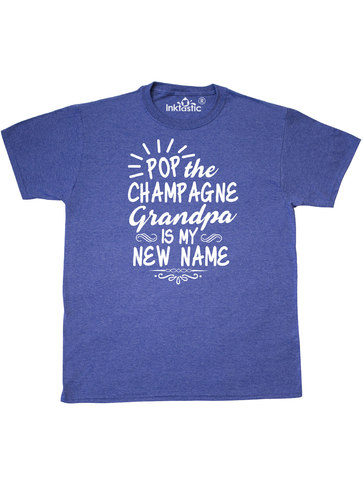 Pop the Champagne Grandpa Is My New Name T-Shirt