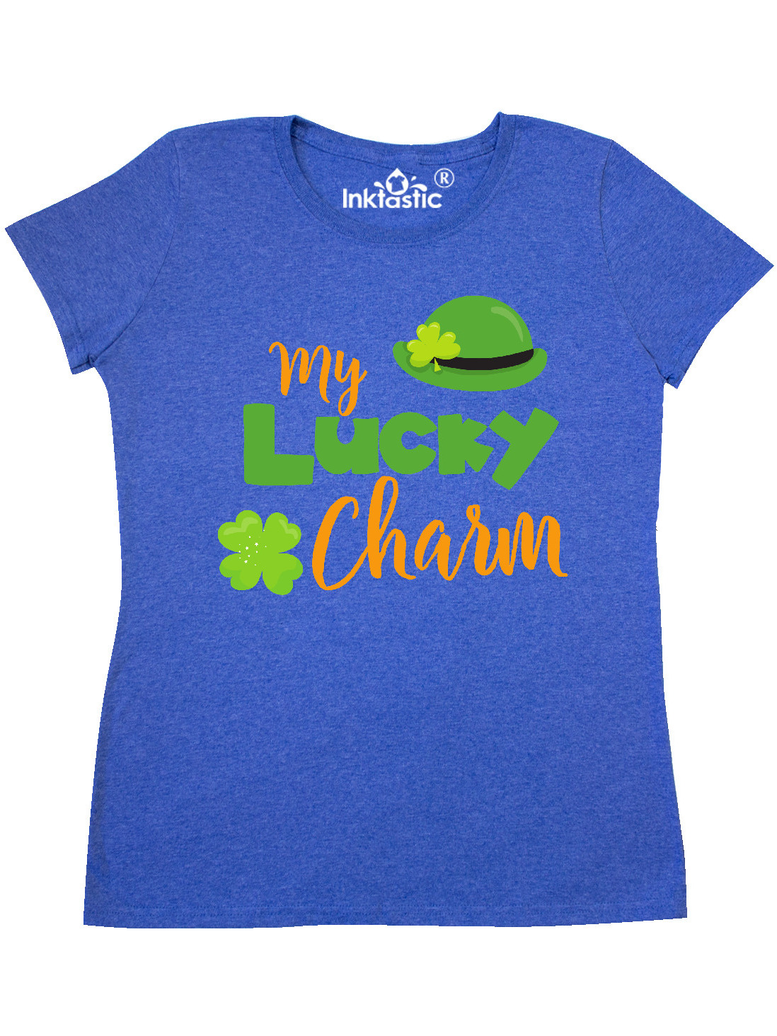Inktastic Saint Patrick's Day, My Lucky Charm, Clovers, Hat Adult Women's T-Shirt Female