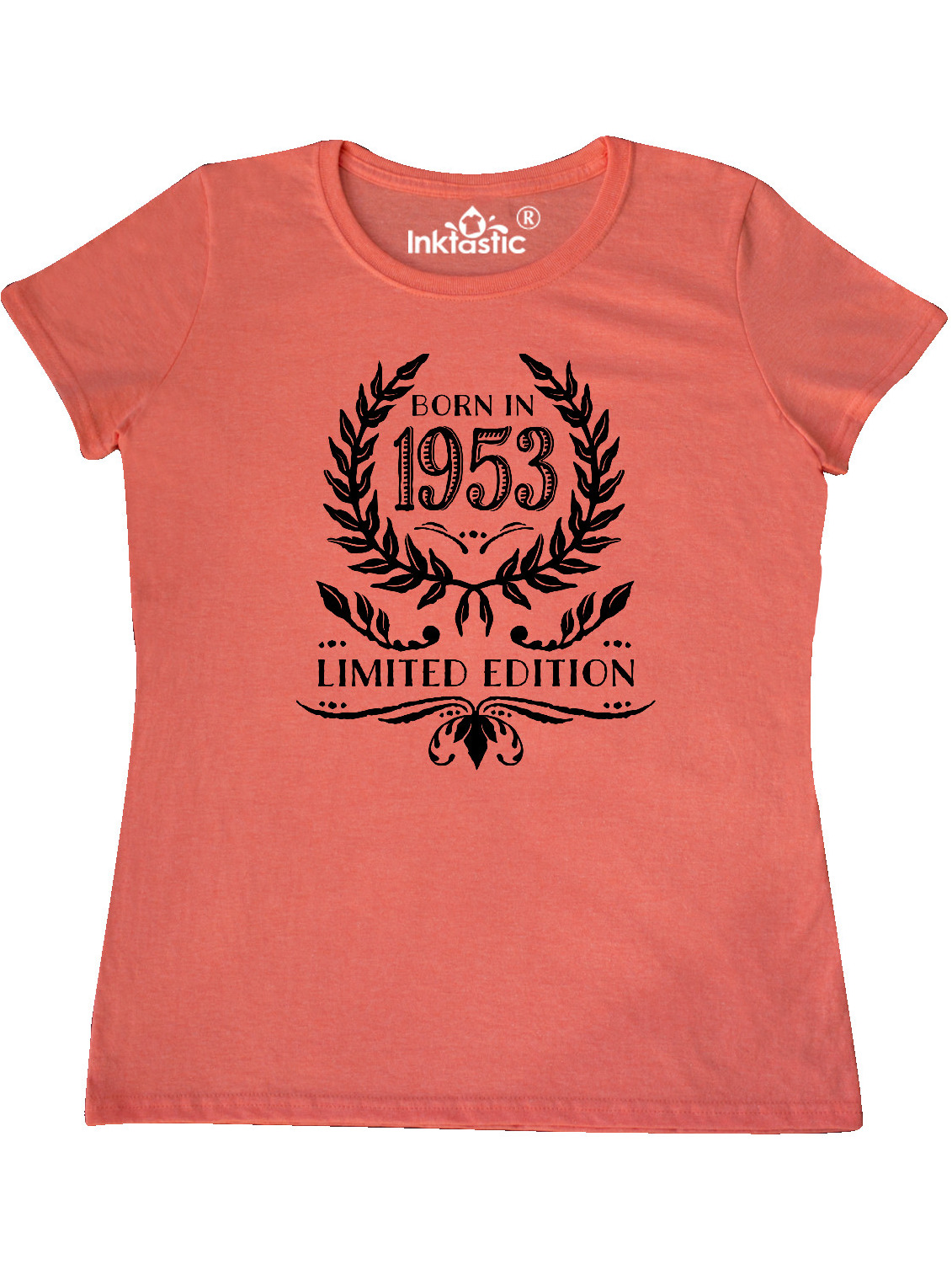 Inktastic Born in 1953 Limited Edition Adult Women's T-Shirt Female