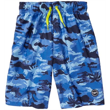 Speedo Big Boys Palm Camo Volley Boardshorts