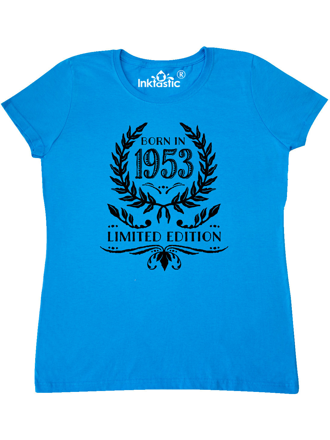 Inktastic Born in 1953 Limited Edition Adult Women's T-Shirt Female