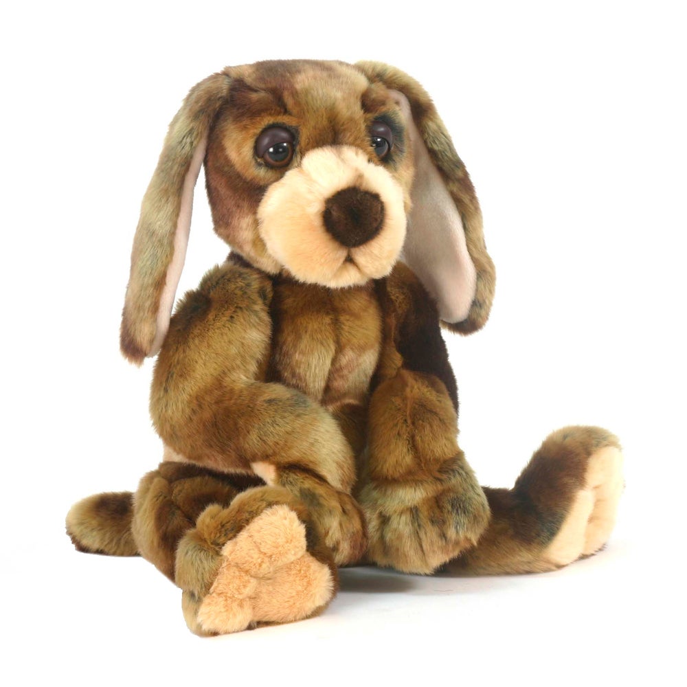 Hansa Toys  Stuffed Animals  - 12'' Bow Wow Hound Seated Stuffed Animal