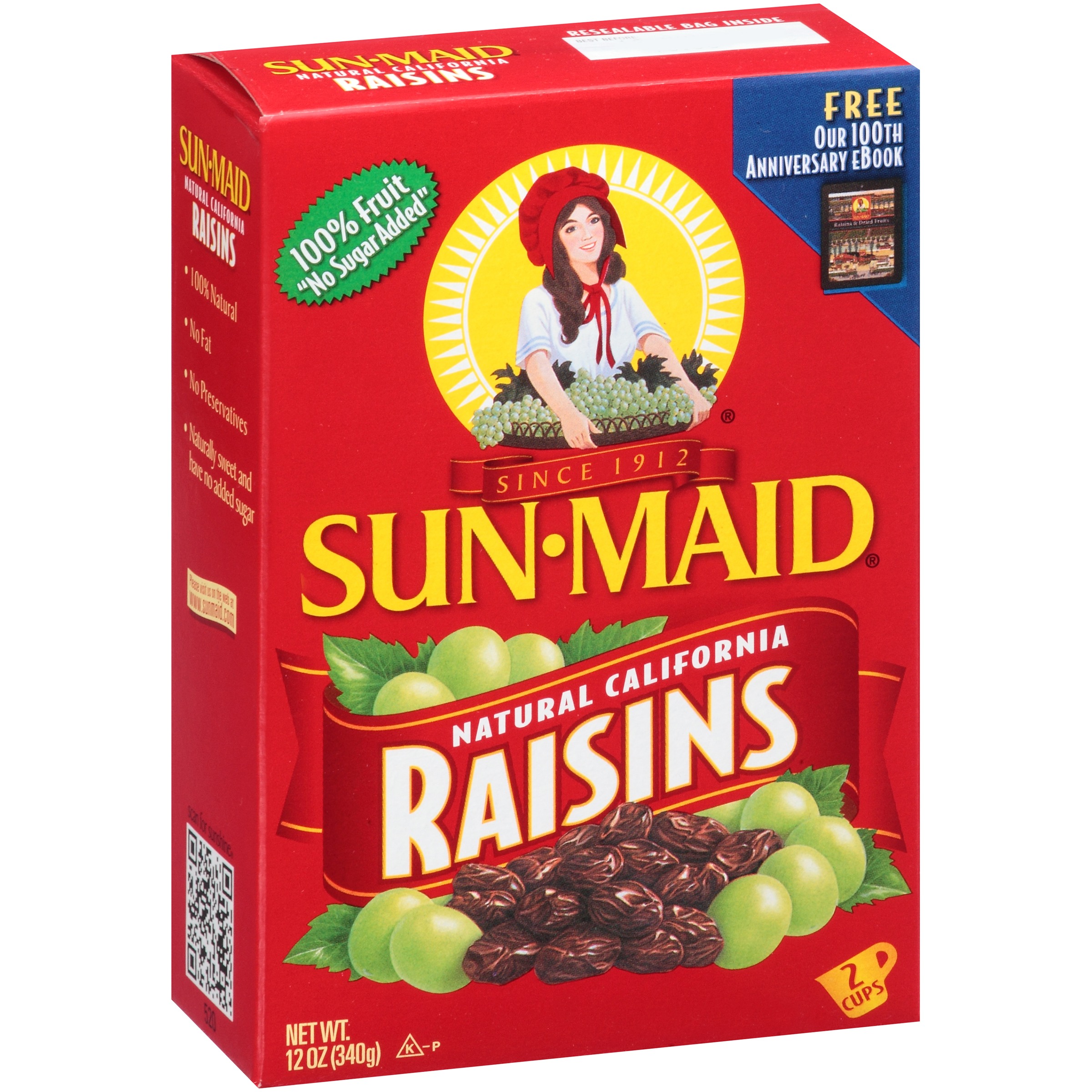 Sun-Maid Raisins Seedless Box 12 Oz
