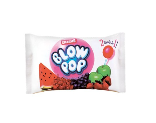 Charms, Blow Pop, Bubble Gum Filled Pops, Assorted Bubble Gum