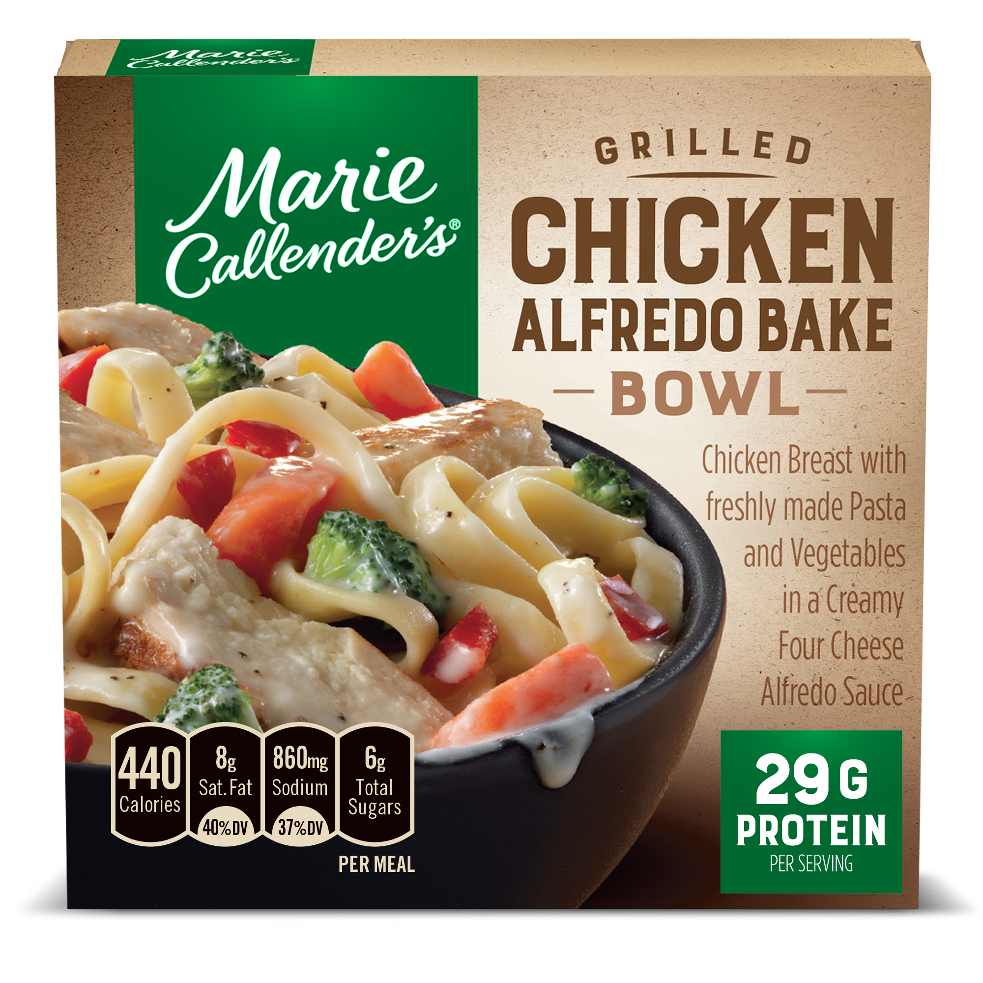 Grilled Chicken Alfredo Bake Bowl