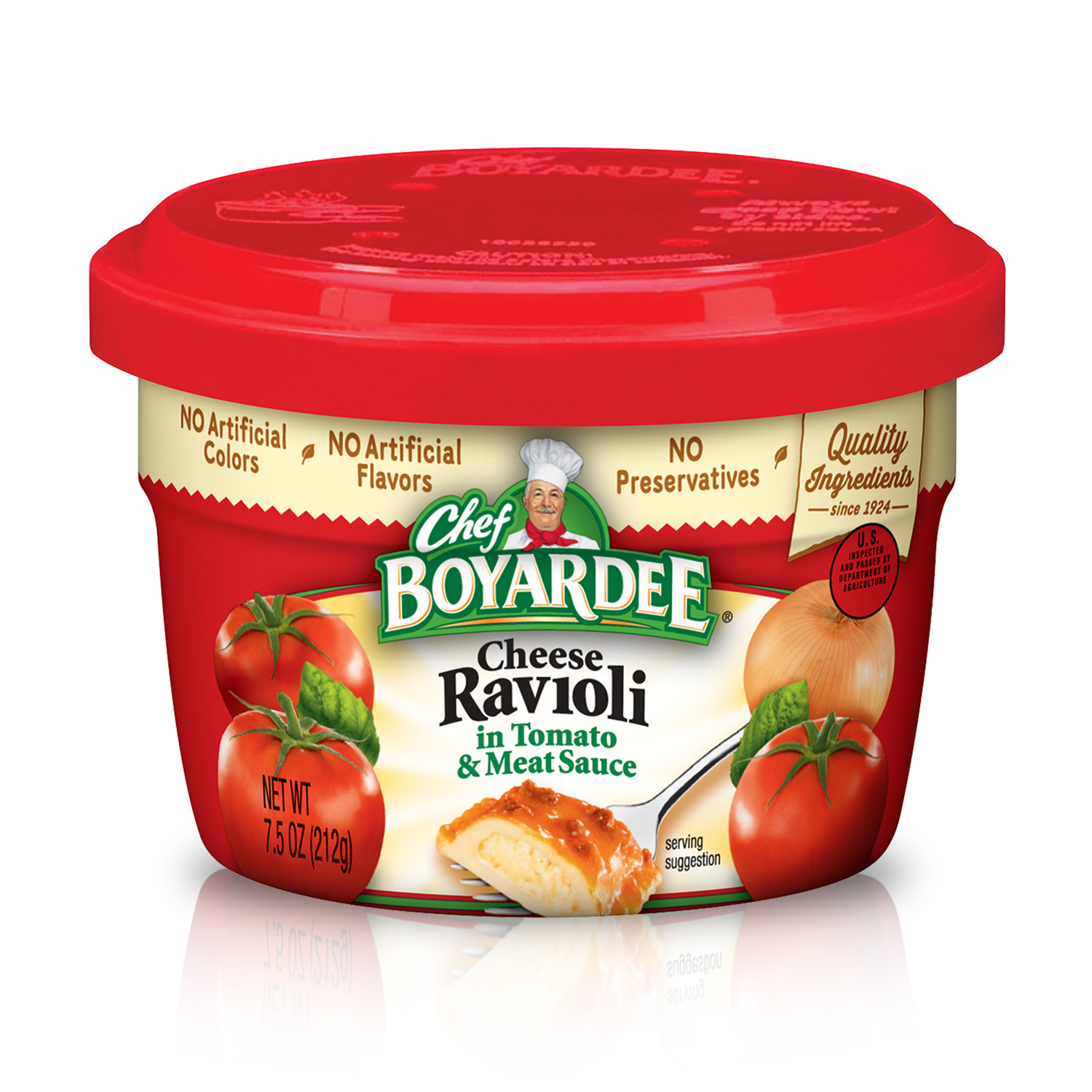 CHEF BOYARDEE Microwavable Bowls Beef Ravioli, 7.5 Oz, 12 Count