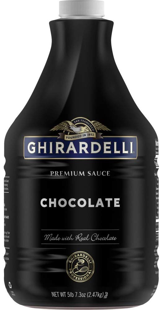 Ghirardelli Chocolate Flavored Sauce, Chocolate, 87.3-Ounce Package (packaging May Vary)