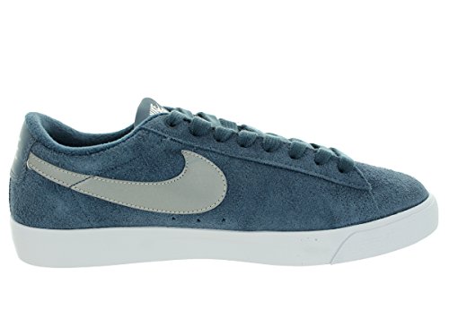 Nike Men's Blazer Low GT Sqdrn Blue/Mtllc Slvr/Lt Crmsn Skate Shoe 10 Men US
