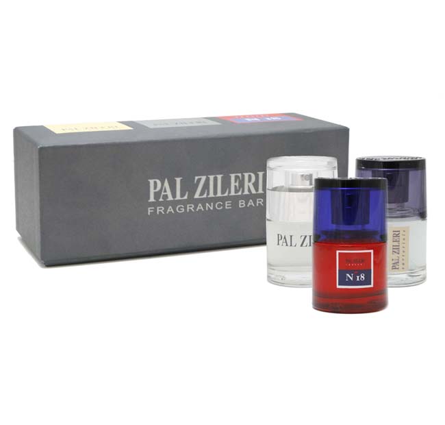 Pal Zileri Collection 3 Pc. Gift Set ( Contains Eau De Toilette Spray 1.0 Oz / 30 Ml Each of Pal Zileri + Pal Zileri Sartoriale + Concept N 18 ) for M