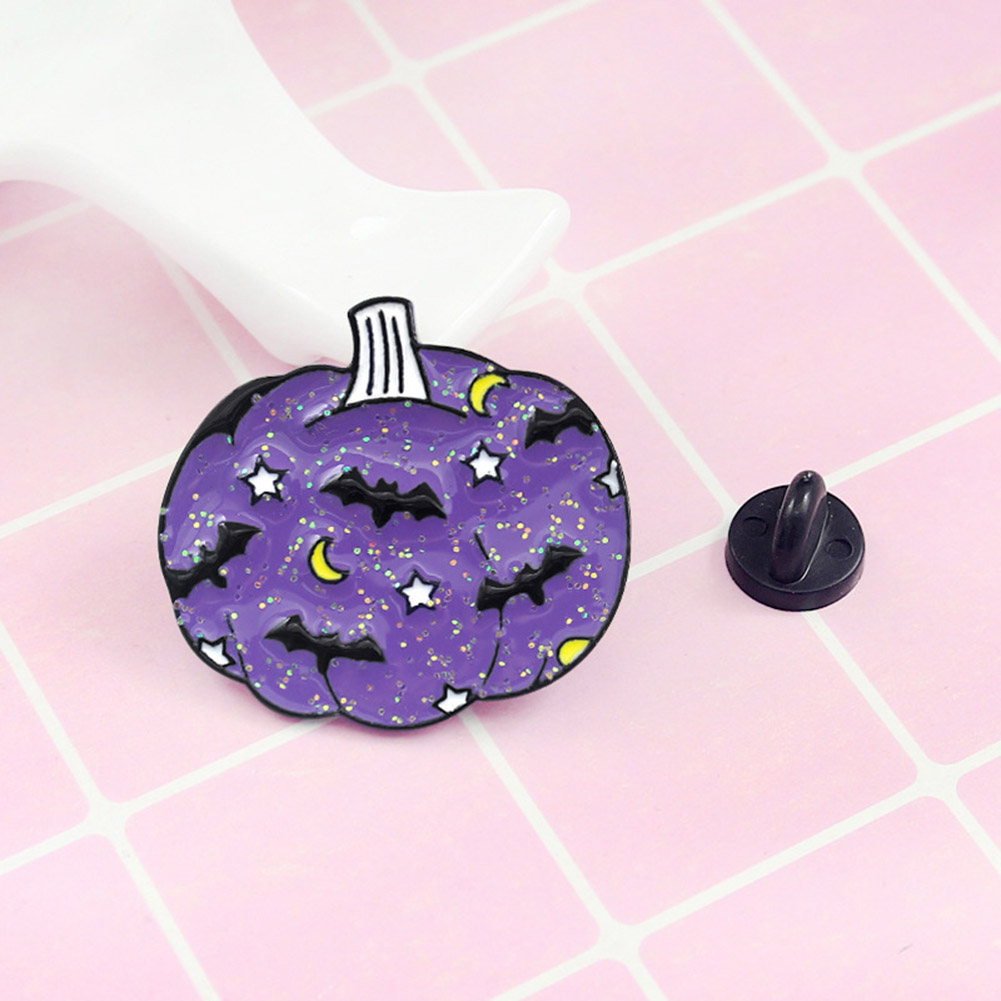 Fashion Halloween Pumpkin Brooch Creative Dress Accessories Cartoon Halloween Brooch Charm Multi-Colour