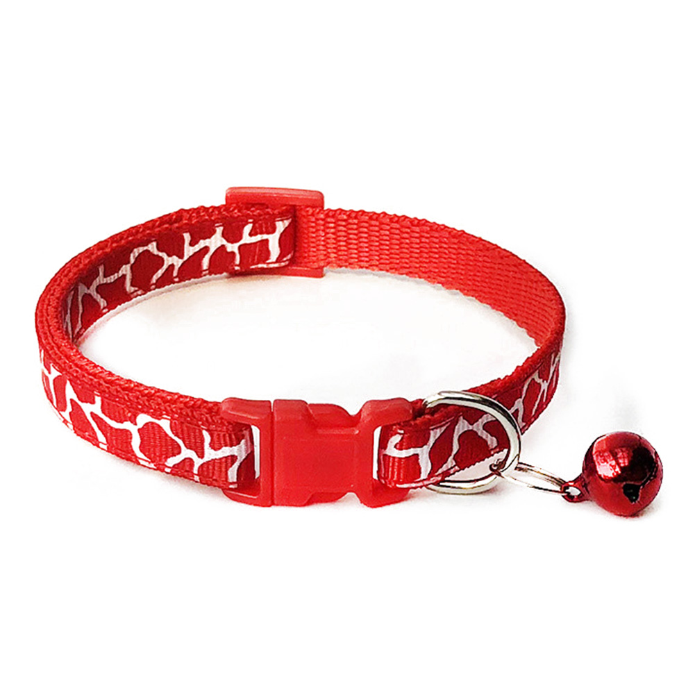 Reticulated 1.0 Patch Bell Collar Pet Dog Cat Collar
