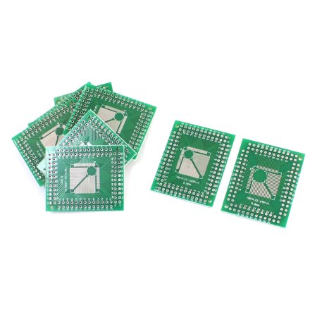 Unique Bargains 10Pcs TQFP32 44 48 64 84 100 to DIP 0.5/0.8mm IC PCB Adapter Converter