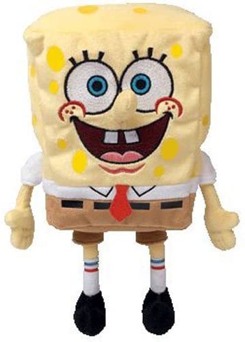 TY Original Beanies Baby - SPONGEBOB SQUAREPANTS ( Spongebob Movie Promo ) Plush