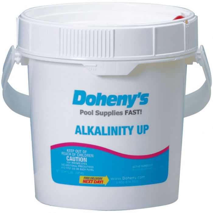 Doheny's Alkalinity up  Raise Alkalinity Levels  Protect Swimming Pool Surfaces  Maintain PH Balance  5 Lb Bucket