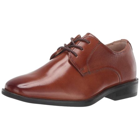 Florsheim Kids' Potenza Jr. Plain Toe Oxford, Cognac, Size 1.0 Srug