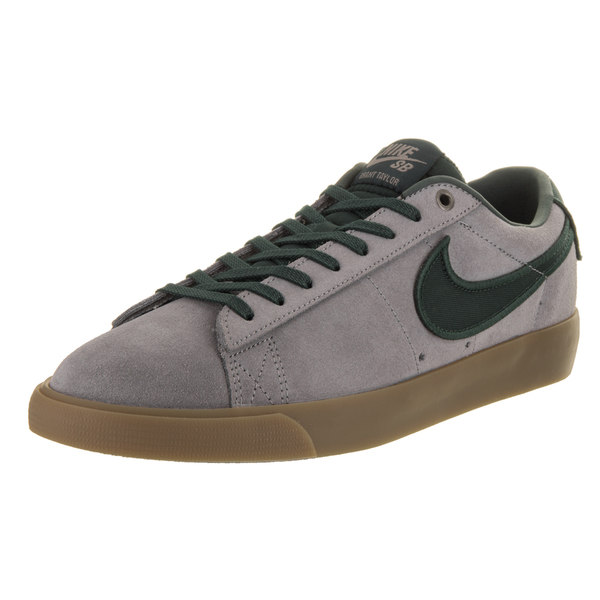 Nike SB Blazer Low GT Gun Smoke/Black Spruce-Gum Light Brown Sneakers/Shoes 704939-018 (Size: US 10)