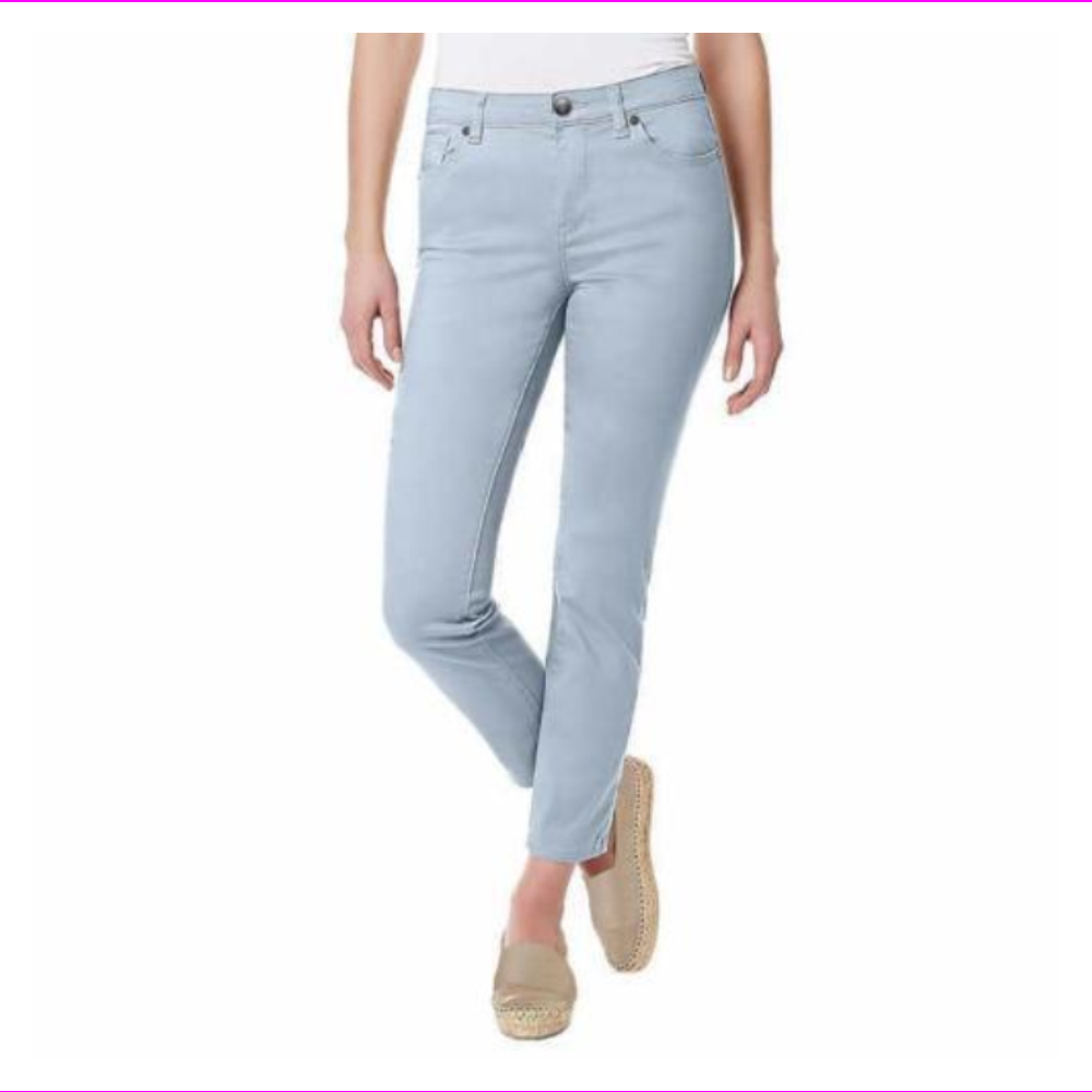 Buffalo David Bitton Women's Mid-Rise Skinny Ankle Grazer Jean  6/28/Light Blue