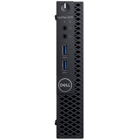 Dell Optiplex 3070 Intel Core I5-8500T X6 2.1GHz 8GB 128GB SSD Win10, Black  (Certified Refurbished)
