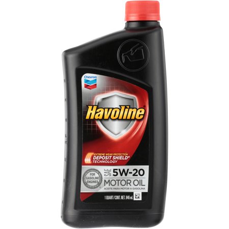 (6 Pack) Chevron HavolineÂ® SAE 5W-20 Motor Oil 1 Qt. Bottle