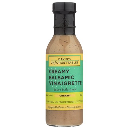 (6 Pack) David'S Unforgettables Creamy Balsamic Vinaigrette, 12 Fl. Oz.