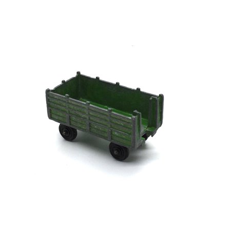 1969 1:64 Green Stake Trailer by Tootsie