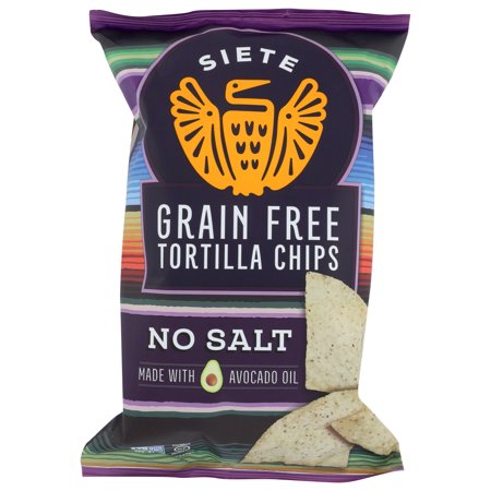 (12 Pack) Siete - Tortilla Chip No Salt , 5 OZ