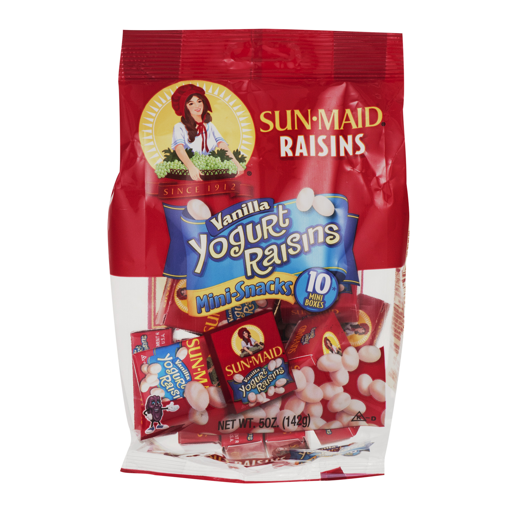 Sun-Maid Vanilla Yogurt Raisins Mini-Snacks, 5 Oz