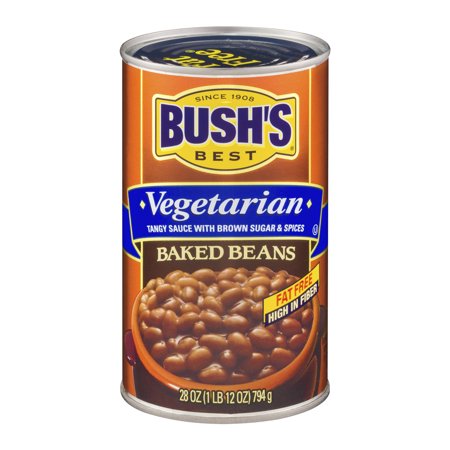 (6 Pack) Bush's Best Vegetarian Baked Beans, 28 Oz