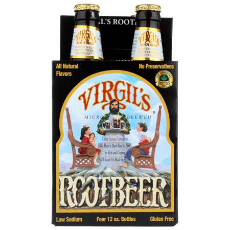(6 Pack) Virgil'S Root Beer, 4 / 12 Fl Oz