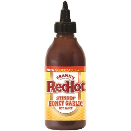 (3 Pack) Frank's RedHot Stingin' Honey Garlic Hot Sauce, 12 Oz